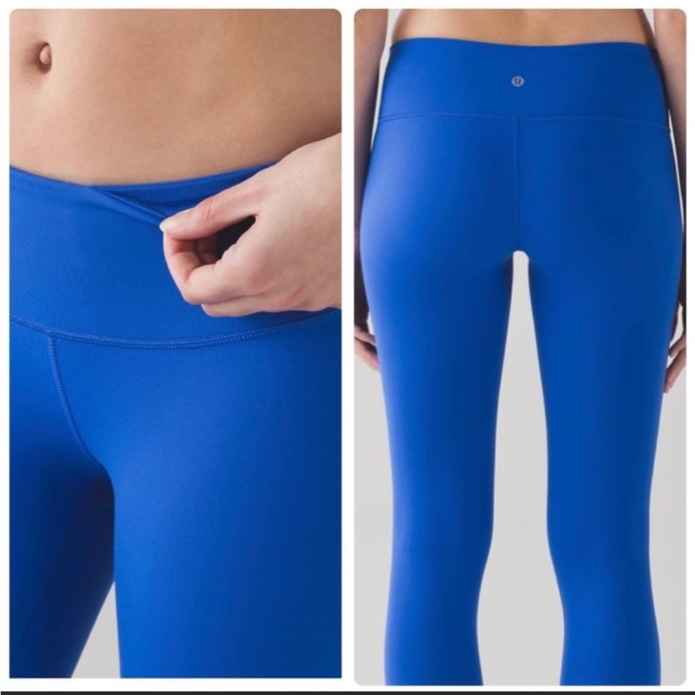 SOLD*LULULEMON Blue Wunder Under Leggings